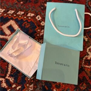 Tiffany and Co. Box with Ribbon and bag